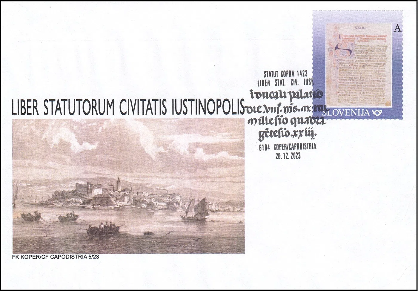 STATUT KOPRA 1423 LIBER STATUTORUM CIVITATIS IUSTINOPOLIS